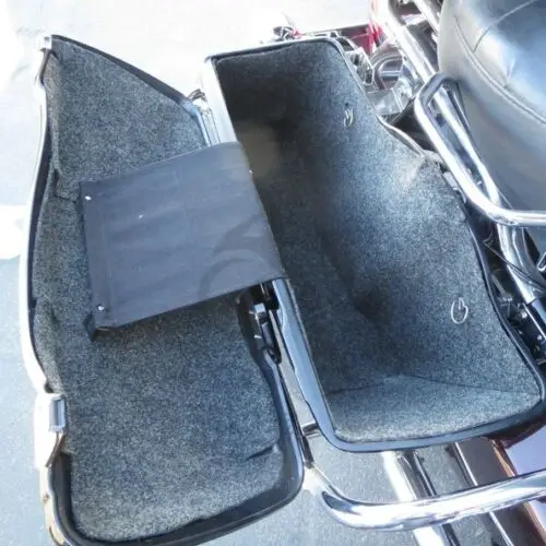 

Motorcycle Saddlebag Carpet Liner KIT For Harley HD 94-13 ABS Hard Saddle Bags Touring FL