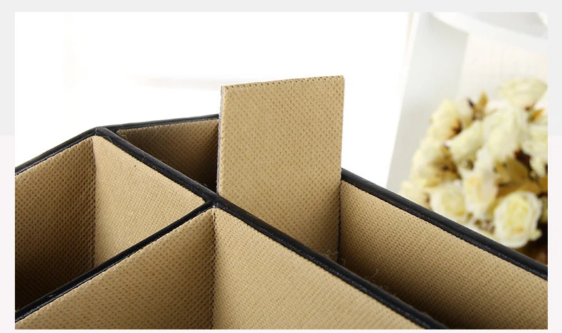 Предметы домашнего обихода многофункциональная коробка для салфеток Настольный пульт дистанционного управления ящик для хранения кожаных ящиков настольное хранение разного ящика