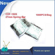 1000 шт./пакет 27 мм валик для часов из нержавеющей стали, пружинная планка для часов