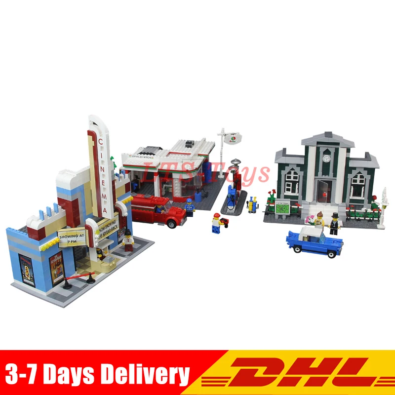 

Lepin 02022 2080pcs City 50th Anniversary Town Building Blocks Bricks Toys for children Gifts Compatible LegoINGLY 10184