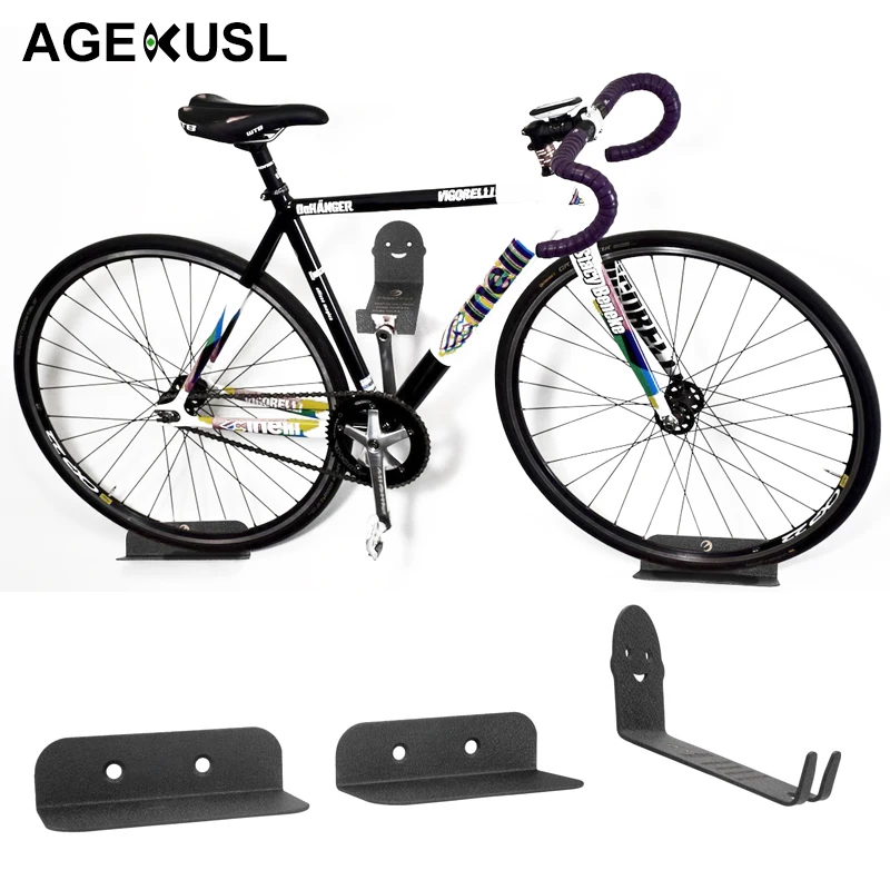 

AGEKUSL Innovative Packing Bicycle Bike Racks Wall Mount Storage Holder Stand Support MTB Mountain Road Bike Bicycle Accessories