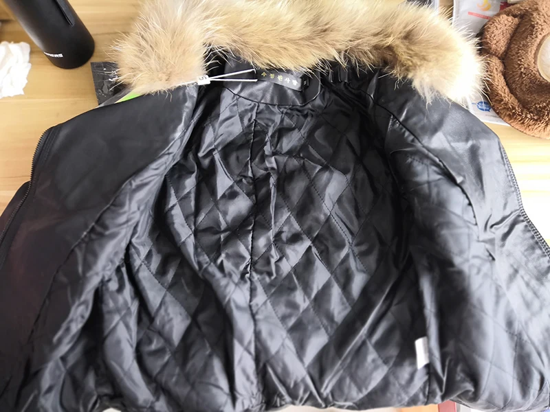 Осенне-зимняя Толстая куртка на молнии из искусственной кожи с эффектом потертости, черная куртка с воротником из натурального меха, женское тонкое пальто с длинным рукавом, воротник-стойка