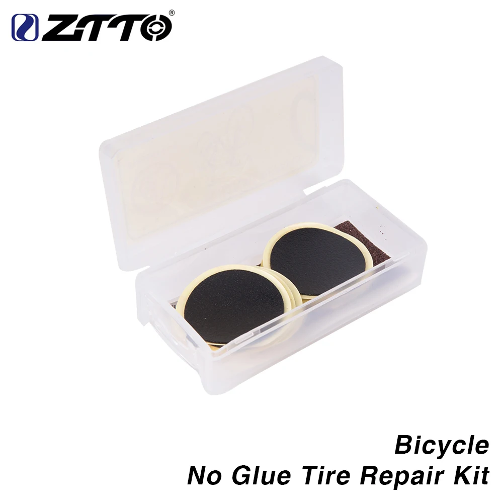 

Bicycle No Glue Tire Repair Kit Piece Tyre Patches Tool Sets Glueless Patch for Mountain Road Bike Inner Tube 26 29 700c 27.5