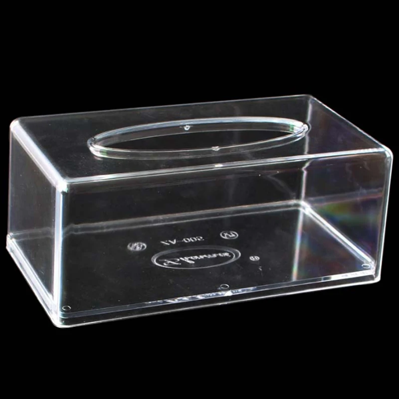 

Mordoa Creative rectangular transparent acrylic tissue box car European style hotel ktv household simple tray