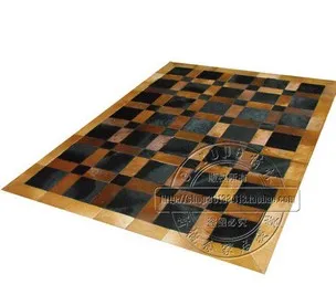 

free shipping 1 piece via DHL 100% natural genuine cowhide pvc door mat