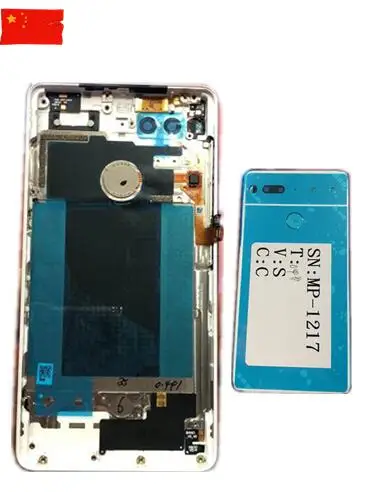 

For Essential Phone Ph-1 Rear Back Battery Cover Door Ceramics Glass Housing with Fingerprint Camera Glass