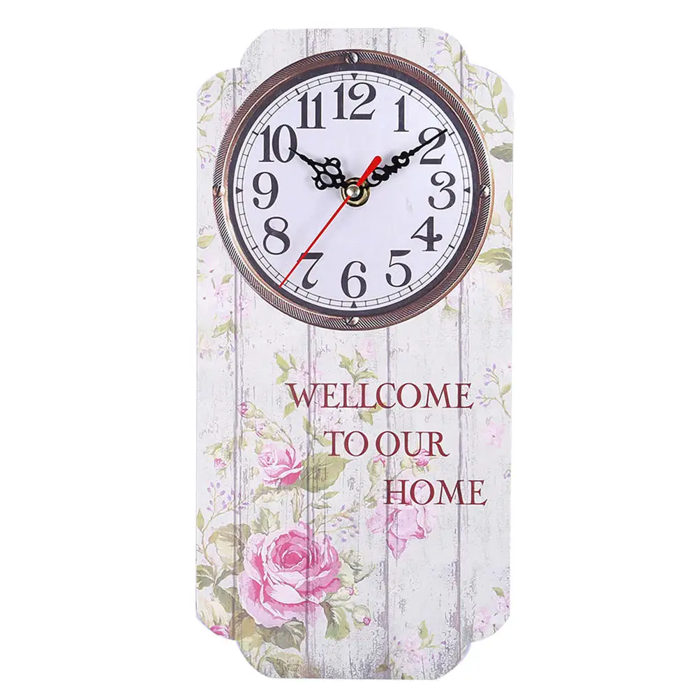 

Modern Silent Wall Clock Vintage Square Wall Clock Modern European Style Design Clocks For Home Decor