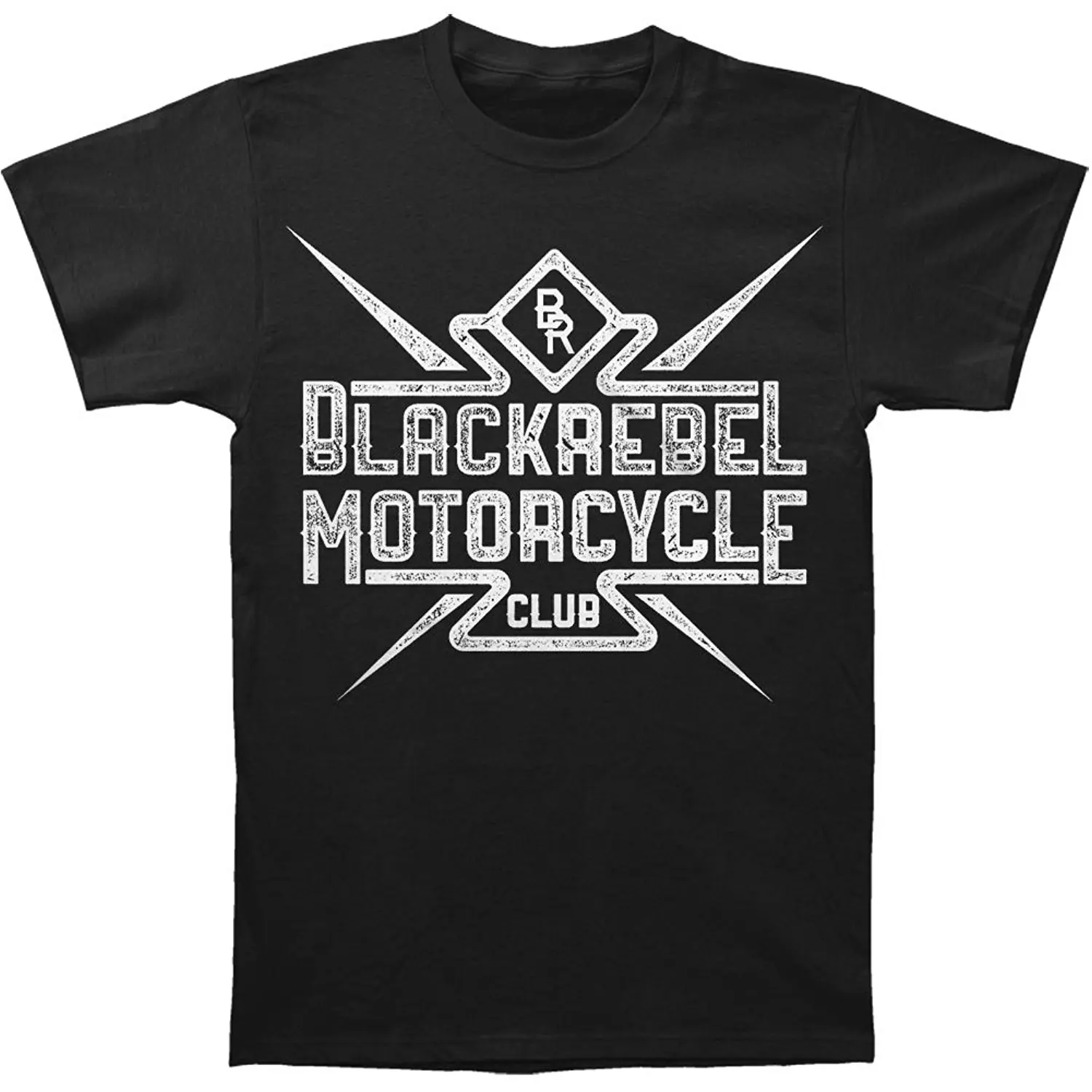 Black Rebel Motorcycle Men's Tee T shirt Black cool Printed T Shirt Short Sleeve S 3Xl Cheap