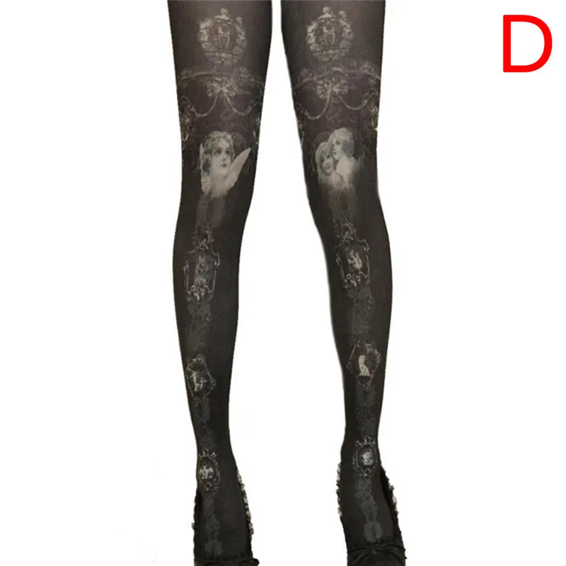

Women Tights With Cats Harajuku Tattoo Cat Pantyhose Female Fancy Stocking