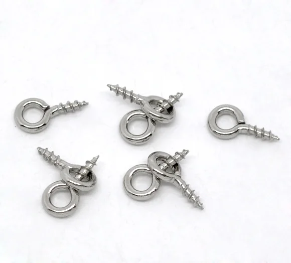 Wholesale Lots Pinch Bails for Half-drilled Beads 11x4mm 3//8/"x1//8/"