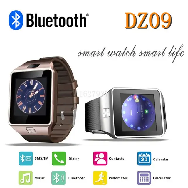 2015 nueva Smartwatch Bluetooth DZO9 reloj inteligente