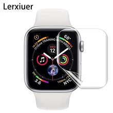 Полный Для Apple Watch 4 3 2 1 аксессуары iwatch 42мм 38мм 44мм 40мм 9D часы Антишок Защитная крышка Защитная пленка