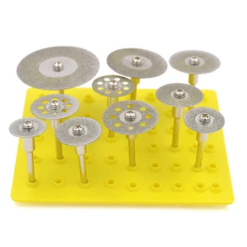 

10pcs Diamond Grinding Wheel For Dremel Saw Blade Mini Circular Saw Cutting Disc For Dremel Tools Diamond Disc Cut Wheel
