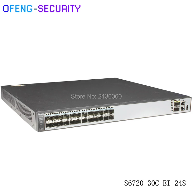 Huawei 24 порта SFP переключатель S6720-30C-EI-24S с 24 шт. порта GE и из 2 предметов QSFP переключатель
