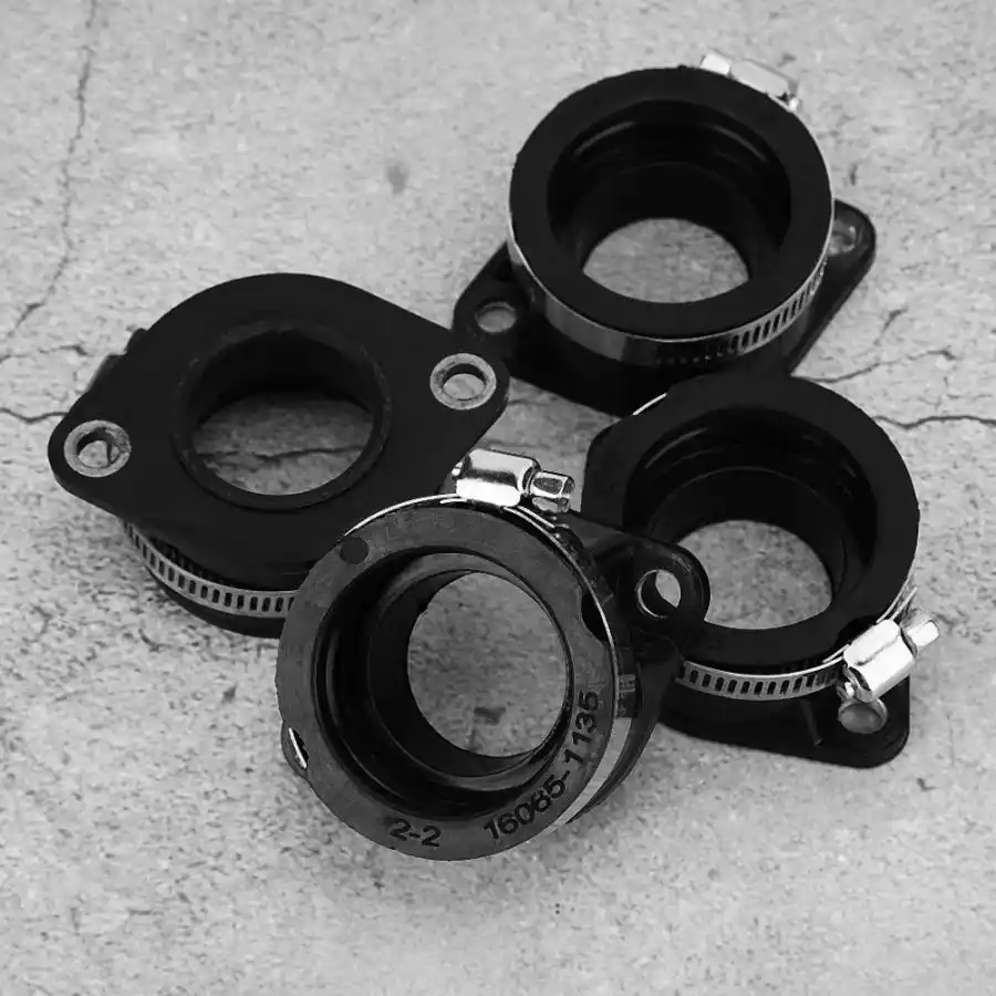 4Pcs 11-4853 Carburetor Carb Intake Manifold Boots For Kawasaki KZ1000 KZ1100