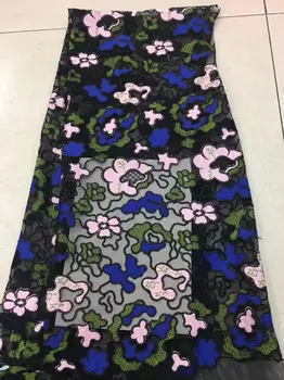 

Nest quality embroidered lace fabric PWD18011825 french net lace fabric for nigerian Wedding dress