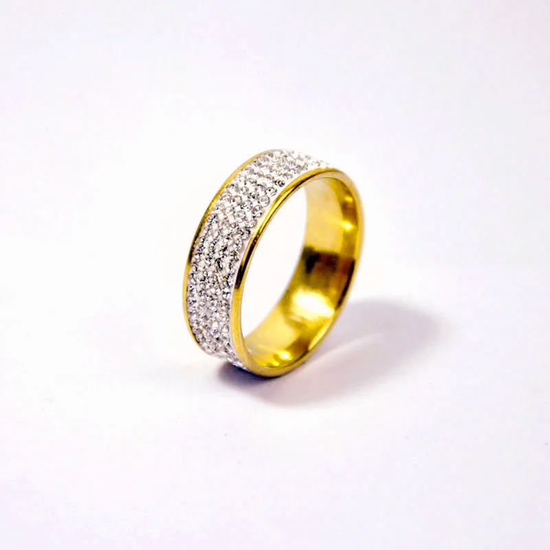 Женское Обручальное кольцо из нержавеющей стали, высокое качество, Женские Ювелирные изделия, большая коллекция