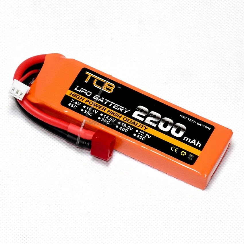 7.4 V 2 S 2200 mAh 25C يبو البطارية انفجار 40C T-التوصيل XT60 الخيار ل RC طائرة نموذجية هليكوبتر طائرة بدون طيار FPV سباق قارب عربة شاحنة