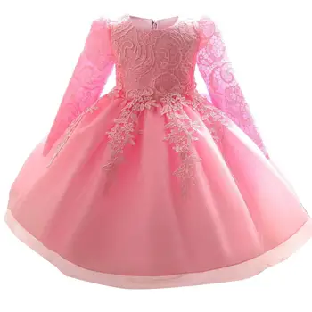 

Girl Clothes Newborn Baby Girl 1 2 Years Birthday Dress For Girls Summer Frocks Infant Lace Christening Gowns Kids Party Dresses