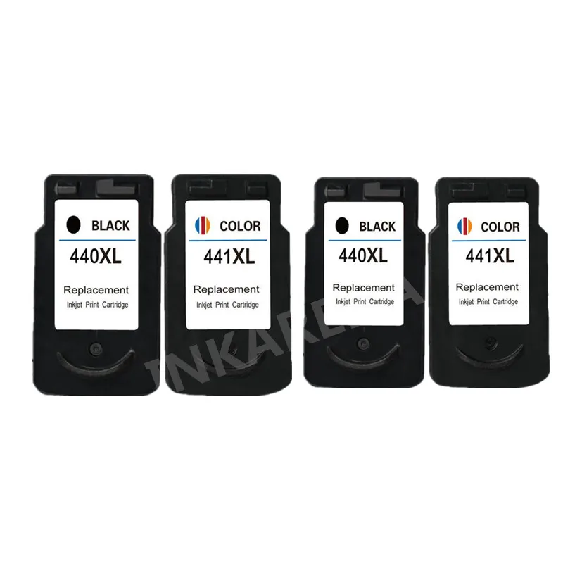 

2 Sets For Canon PG-440 CL-441 Ink Cartridge PG 440 CL 441 PG440 CL441 PIXMA MG2180 MG3180 MG4180 MX518 inkjet Printer (2BK+2CL)