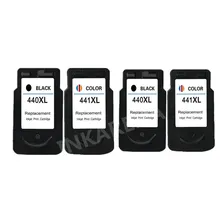 2 Sets For Canon PG-440 CL-441 Ink Cartridge PG 440 CL 441 PG440 CL441 PIXMA MG2180 MG3180 MG4180 MX518 inkjet Printer (2BK+2CL)