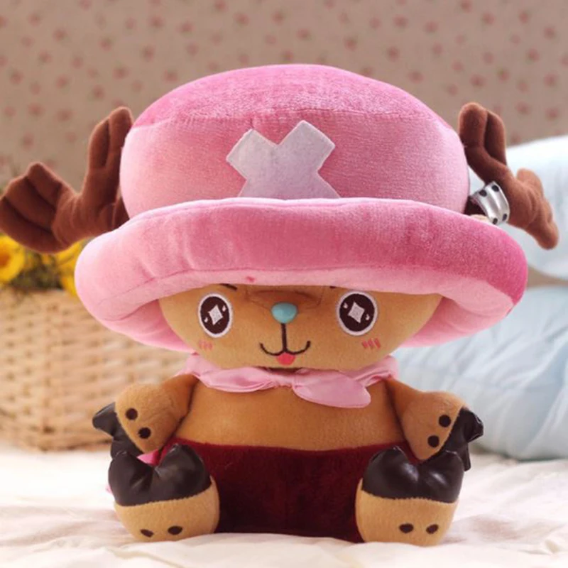 comprar 1 pc Adorável 30 cm Anime One Piece Brinquedos de Pelúcia Boneca de Pelúcia Chopper Anime Chopper Brinquedo Boneca para as crianças presentes
