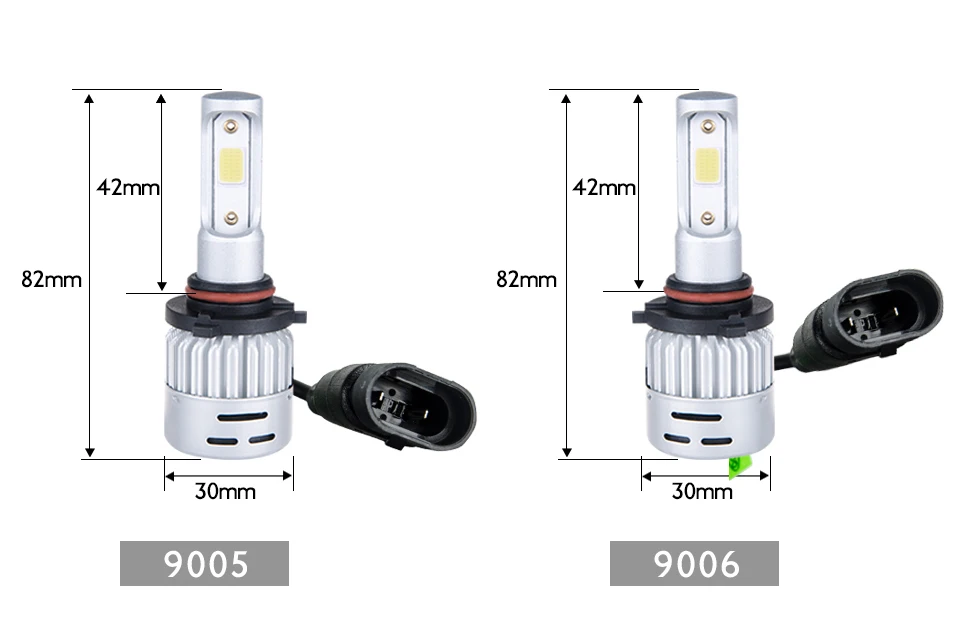 Aceersun H4 LED H7 H1 H11 H8 H9 9005 HB3 HB4 9006 Mini Car headlight 72W 8000LM COB 3000K 4300K 6500K 8000K Hi Lo Beam 12V 24V (17)