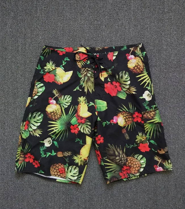 Men's Pineappple Print Boardshorts Size 29-38 Inch Men's Pineappple Print Boardshorts Size 29-38 Inch