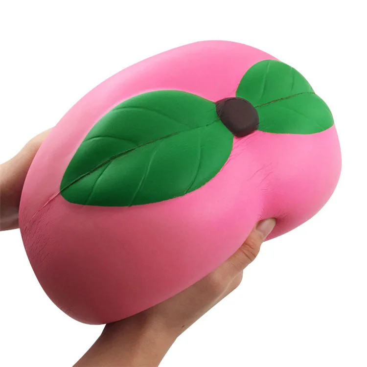 Jumbo Squishy Squish супер гигантский мягкий арбуз оранжевый клубника персик медленно поднимающийся стресс облегчение игрушка Squeeze Fun детские игрушки