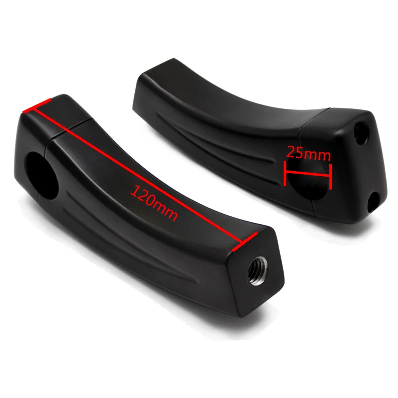 Nuoxintr Motorcycle Handlebar Risers 25MM For Kawasaki Vulcan Suzuki Boulevard Intruder Volusia Yamaha V-star Harley Dyna