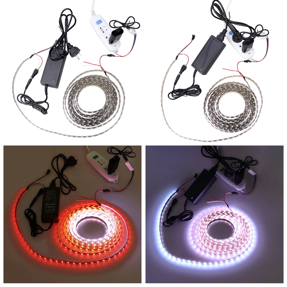 Пиксельная Светодиодная лента Excellux WS2812 WS2812B 5 м 5050 RGB 30/60 светодиодов постоянного