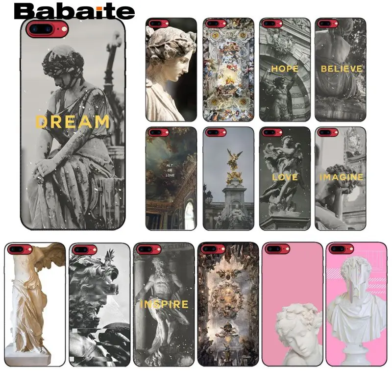 

Babaite Plaster statue Sculpture Art Quotes Phone Case for iphone 11 Pro 11Pro Max 6S 6plus 7 7plus 8 8Plus X Xs MAX 5 5S XR