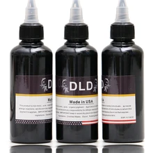 3 бутылки чернила в распылителе черный/красный/синий/цвет татуировки для краски тела Временные 100 мл чернила татуировки пигмент тело искусство цвет_ TA099