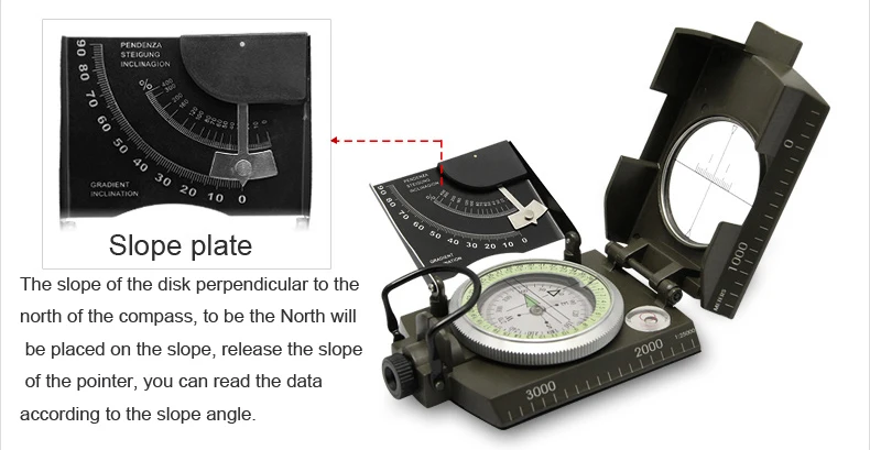 Многофункциональный Военный компас для выживания Eyeskey, походный компас, геологический компас, цифровой компас, оборудование для кемпинга