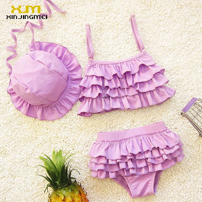 

kids swimwear girls two pieces child swimsuit with ruffle mermaid tails children bikini baby girl little girls swim suits