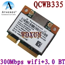 Atheros Qcwb335 Qca9565 Wifi Беспроводная Bluetooth Bt 4,0 карта 150 Мбит/с 689457-001 внутренняя Pci-e mini pcie 802.11n для ноутбука