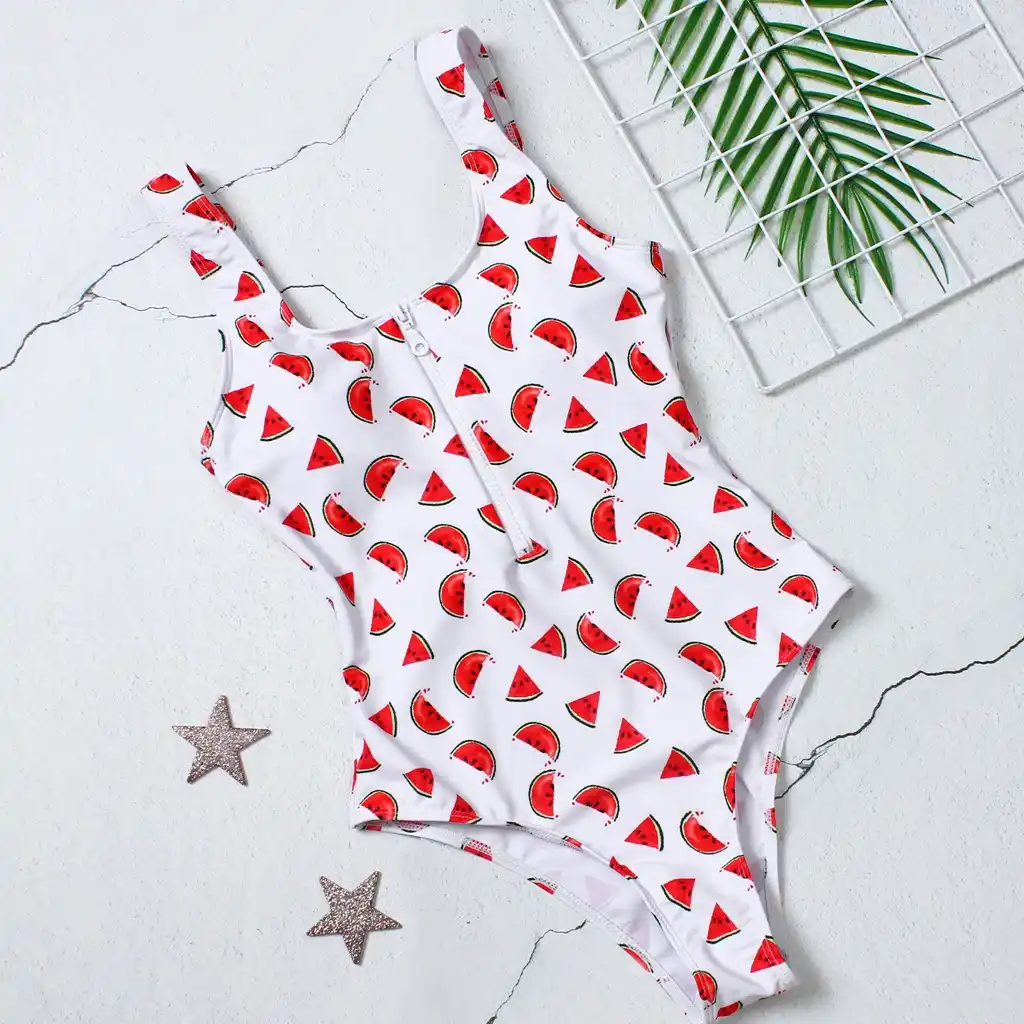 Multicolor Summer Swimsuit Women One Piece Zipper Watermelon Fruit Print Bikini Backless Swimwear Swimsuit Body Suits Aliexpress Multicolor Summer Swimsuit Women One Piece Zipper Watermelon Fruit Print Bikini Backless Swimwear Swimsuit Body Suits Aliexpress