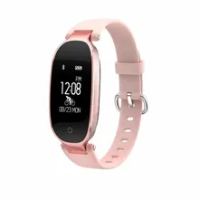 ZEALLION S3 SmartBand большой экран длительным временем ожидания экран Водонепроницаемый Фитнес сердечного ритма модные женские туфли для IOS и Android