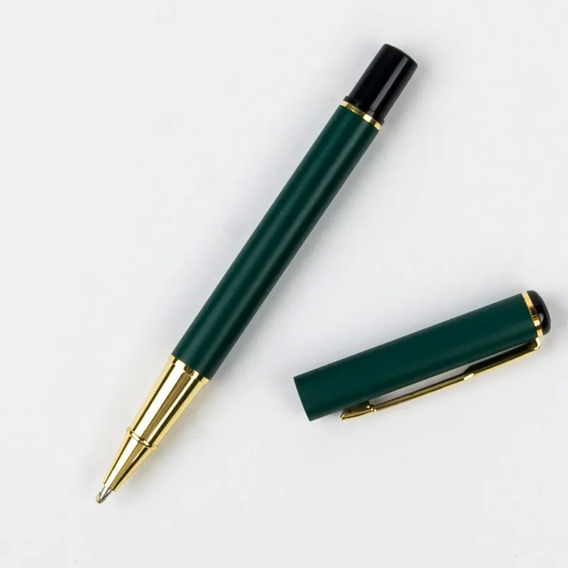 Роскошная письменная ручка Красивая 801 все цвета Бизнес Офис роллербол канцелярские принадлежности металлическая шариковая ручка - Цвет: G