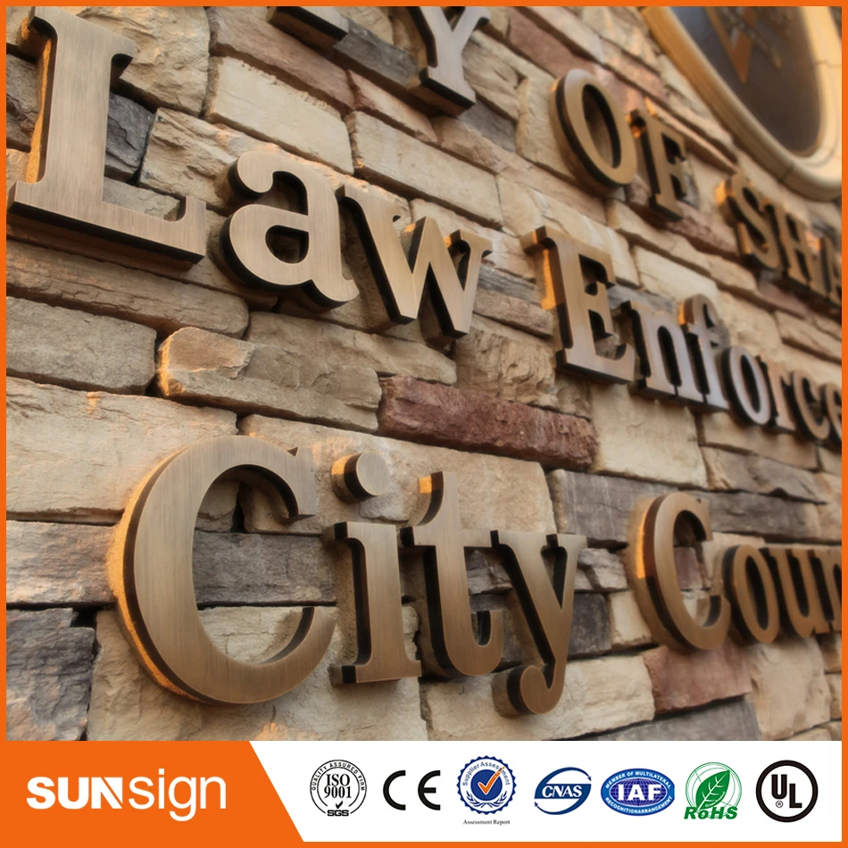 

Customize designed 3D Metal Outdoors Channel Letters