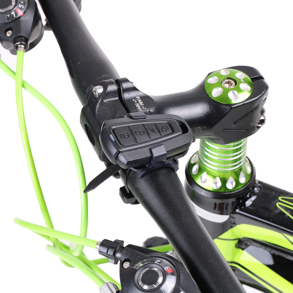 Discount Bike Taillights Intelligent Anti-Theft Bicycle Alarm LED Cycling Strobe Warning Electric Bell with Wireless Remote USB 3