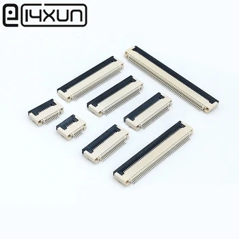 

4pcs FPC Connector socket FFC 0.5MM Clamshell Bottom Contact Type 4P 6P 8P 10P 12P 14P 18P 20P 22P 24P 30P 32P 36P 40P 50P 60P