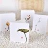5pcs/pack Creative Classical Chinese Greeting Card White Message Diy Folding Birthday Christmas New Year's Day Blessing Card ► Photo 3/5