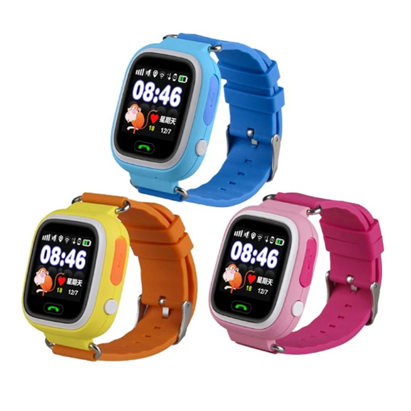 Gps Q90 Smartwatch Сенсорный экран WI-FI позиционирования Дети Smart наручные часы Locator PK Q50 Q60