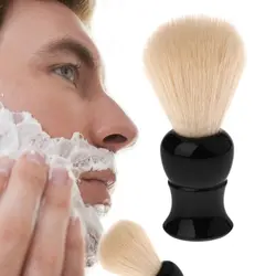 Модные Для мужчин бритья щетка для бритья нейлон волосы бритья Пластик ручка бритвы Парикмахерская инструмент