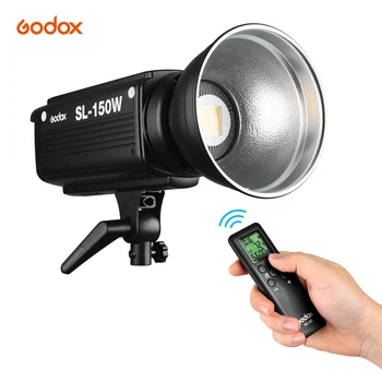 

Godox SL150W 5600K 150W High Power LED Video Light Wireless Remote Control Adjustable Brightness with Bowens Mount accessories