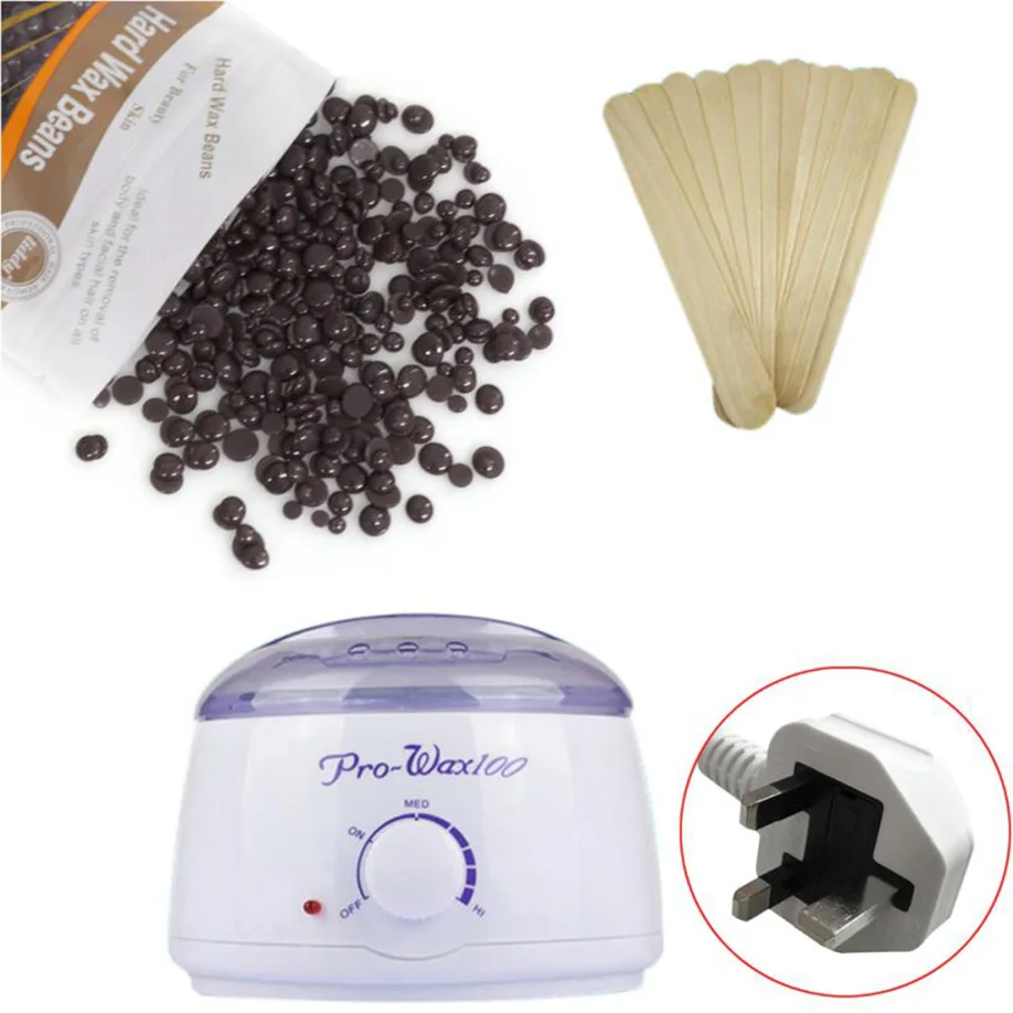 Liddy NEW Chocolate Flavor 100g Hair Removal Hot Wax Warmer Heater Pot
