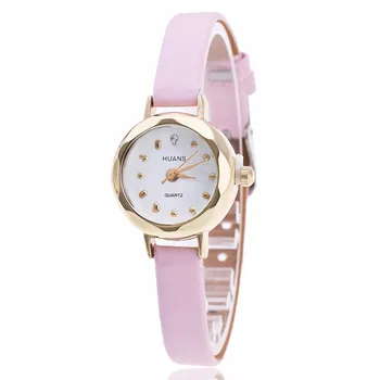 

New Elegant Fashion Watch Women Small dial Mini Style Quartz Wrist Watch ladies Gift Naiset Kello leather strap Dress Watches