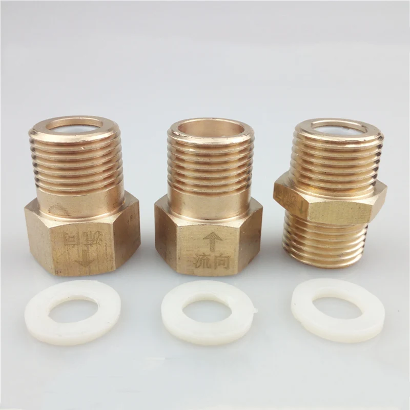 

1/4" BSP Male Female Thread Brass Check Valve One Way Non-return Valve For Water Tank Water Heater Toilet