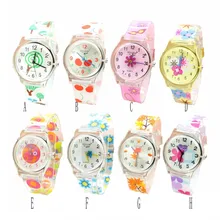 Новинка, женские брендовые кварцевые часы с цветами, водонепроницаемые наручные часы, силиконовые модные женские ультра тонкие наручные часы, Relogio Horlog